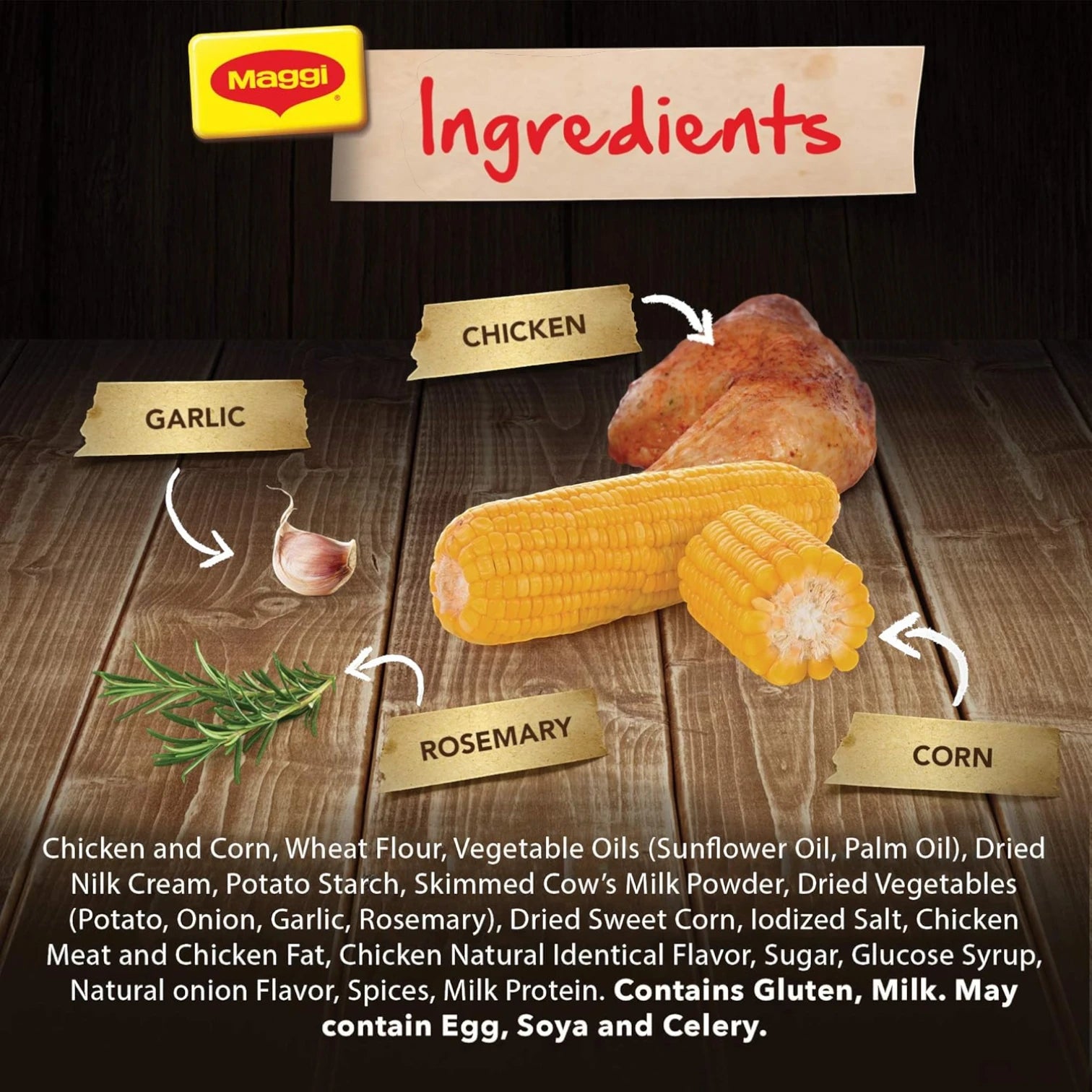 Maggi Excellence Chicken Soup with Corn 47g – Rich, Aromatic & Protein-Rich | Halal Certified & Preservative-Free - Damoo