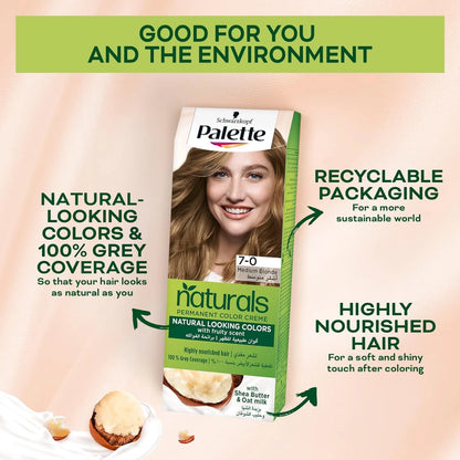 Palette Schwarzkopf Naturals Permanent Hair Colour – 1-1 Blue Black, 3X Care with Keratin, Panthenol & Nutri-Oil, 100% Grey Coverage, Long-Lasting Anti-Fade Formula - Damoo