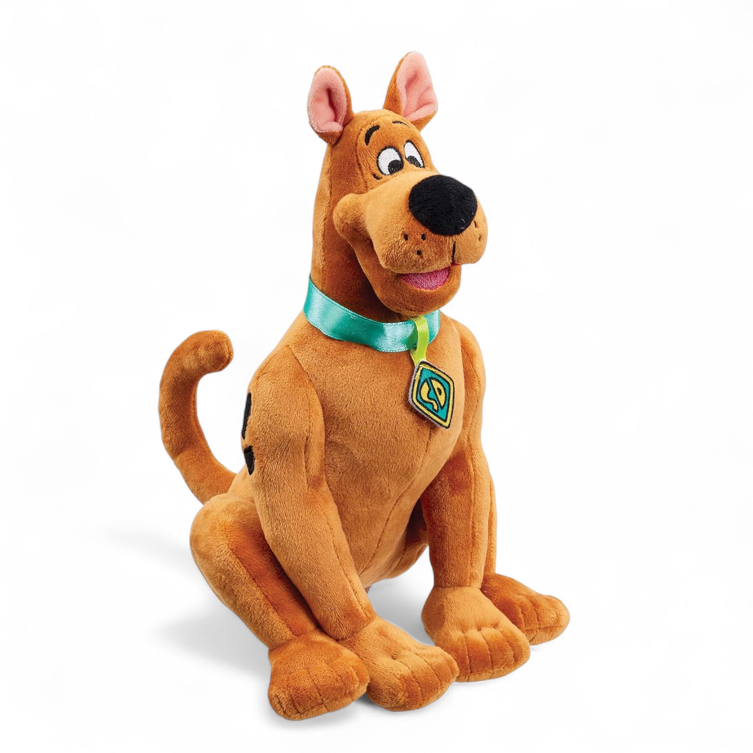 Scooby-Doo Classic 11 Inch Plush Toy – Soft Stuffed Animal Doll with Iconic Green Collar – Official Warner Bros Character Collectible Plushie for Kids, Toddlers, and Fans of Cartoon Series & Movies - Damoo