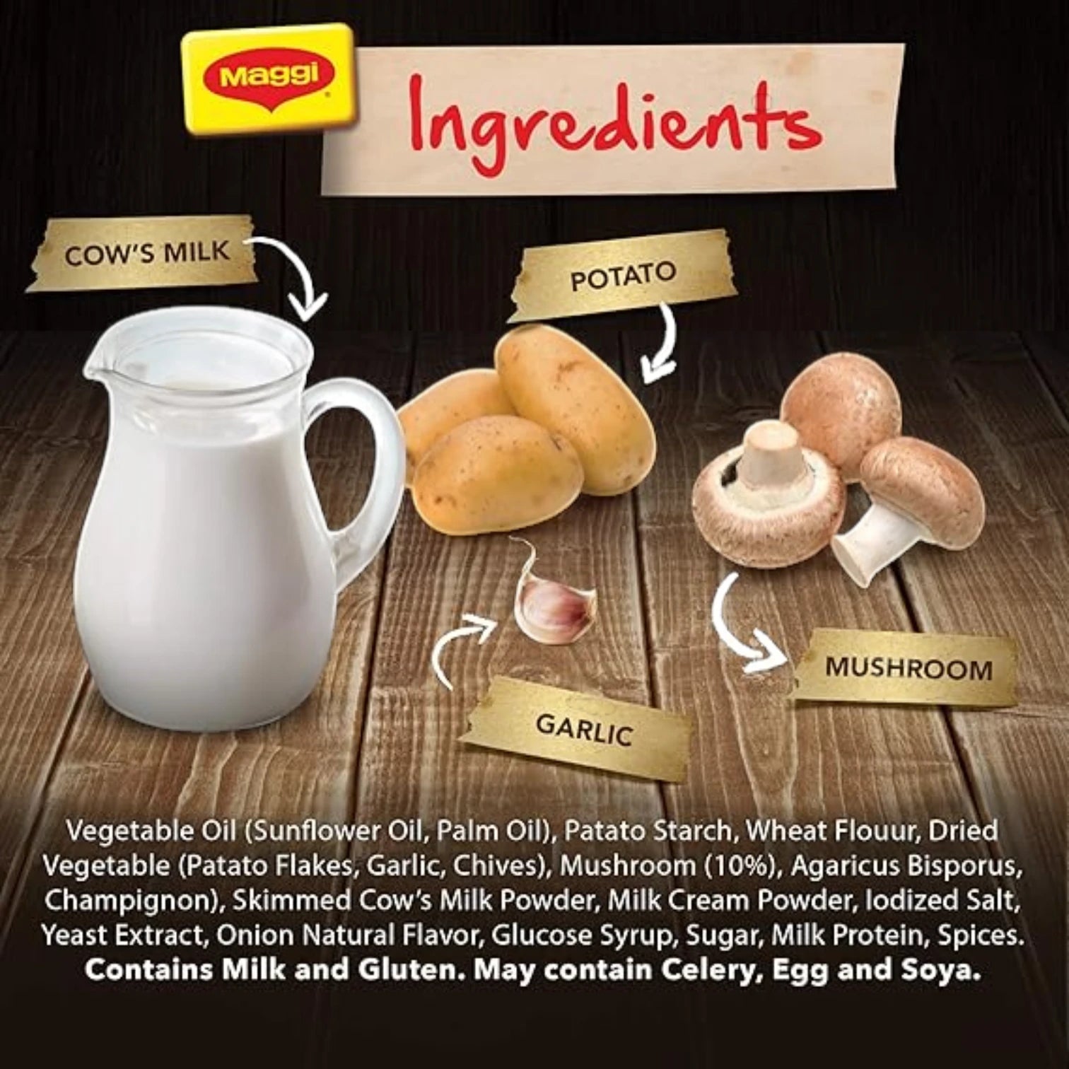 Maggi Excellence Creamy Mushroom Soup – 54g – Quick, Delicious & Wholesome with European Champignon Mushrooms - Damoo