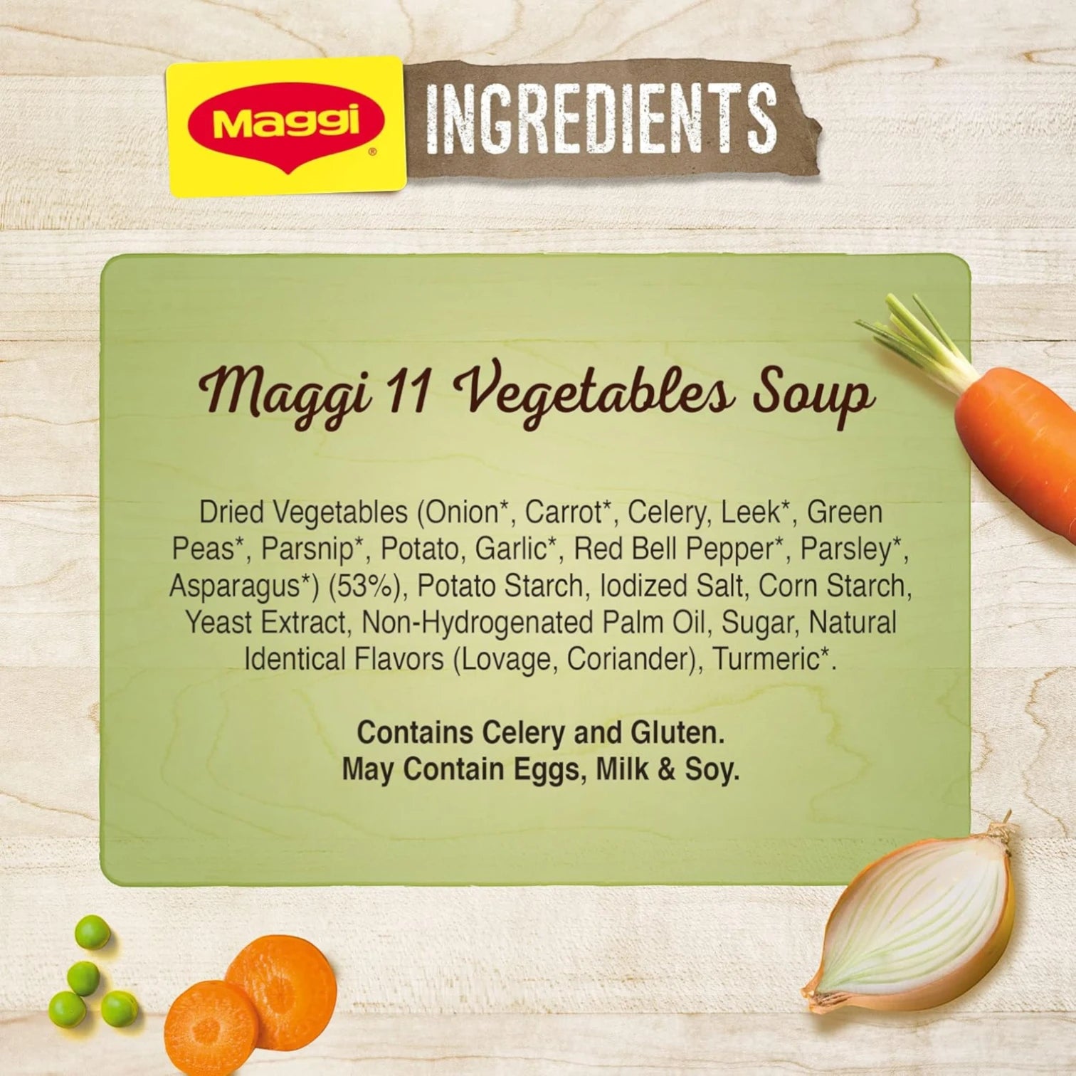 Maggi Vegetable Soup Sachet 53g – Wholesome, High-Fiber, and Halal-Certified | No Added Preservatives - Damoo