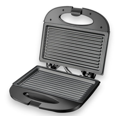 Impex SW 3601 Sandwich Maker | 2-Slice Grill | 750W Powerful Heating | Non-Stick Coated Plates | Indicator Light | Cool Touch Handle | Skid-Resistant Feet | Compact Breakfast Sandwich Toaster - Damoo