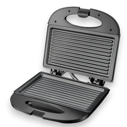 Impex SW 3601 Sandwich Maker | 2-Slice Grill | 750W Powerful Heating | Non-Stick Coated Plates | Indicator Light | Cool Touch Handle | Skid-Resistant Feet | Compact Breakfast Sandwich Toaster - Damoo