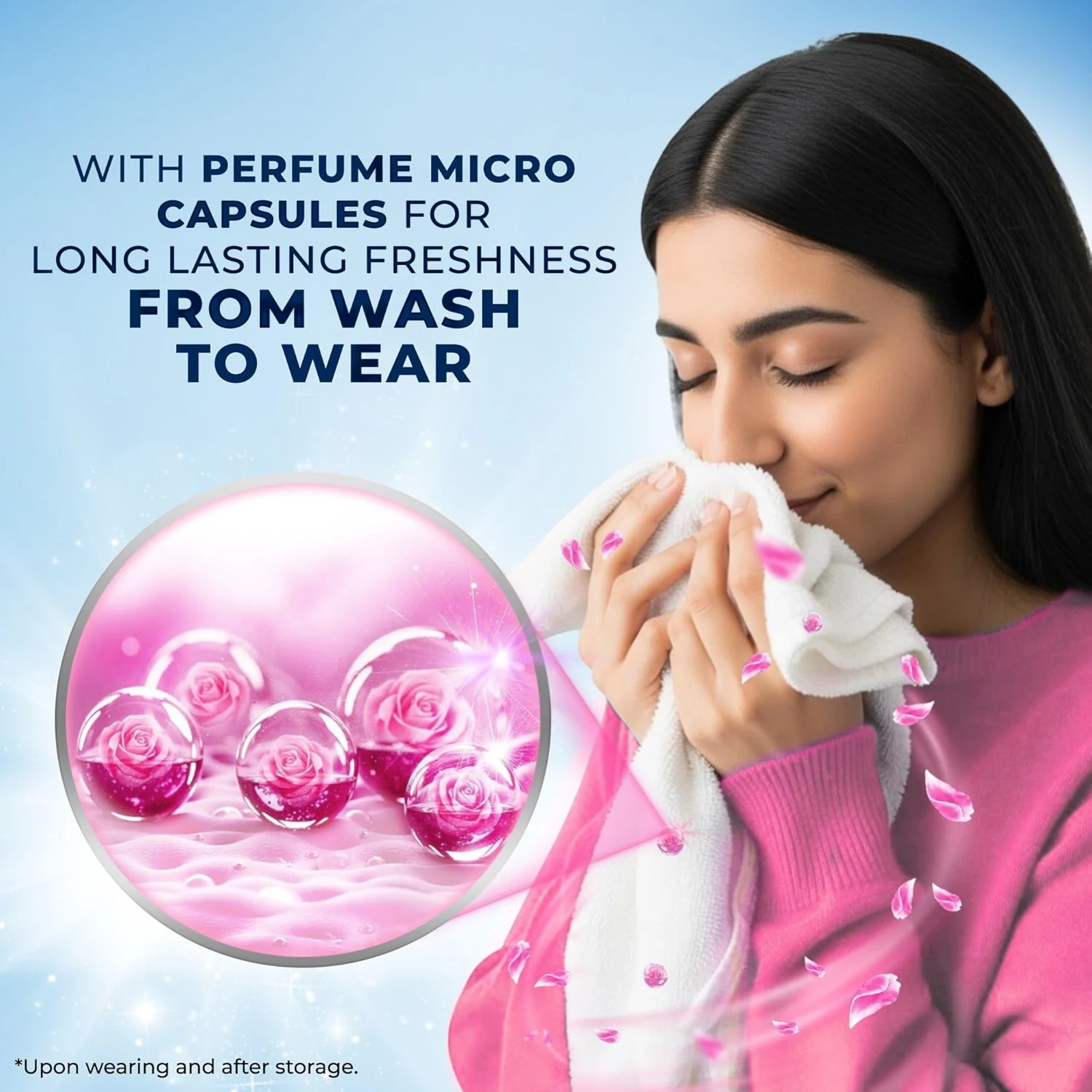 Downy All-in-One Concentrate Fabric Softener Rose Garden 1L – Long Lasting Freshness, Softener, Anti-Static & Wrinkle Care - Damoo