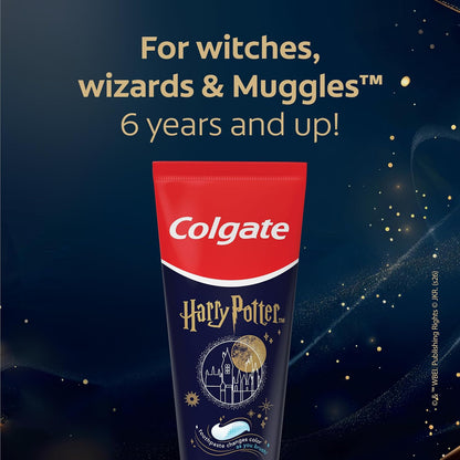 Colgate Harry Potter Mild Mint Fluoride Toothpaste 50 ml | Bubbling Cauldron | Colour-Changing Toothpaste