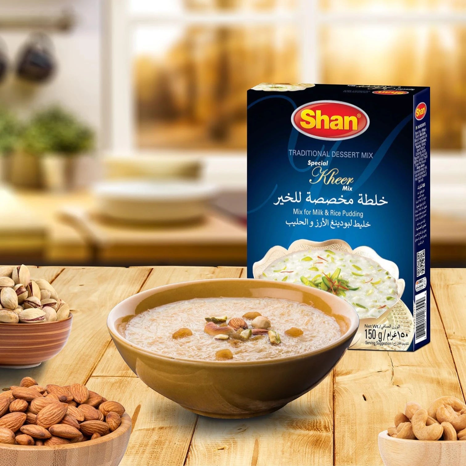 Shan Special Kheer Mix – 150g | Traditional Milk & Rice Pudding Dessert | No Artificial Flavors | Easy to Prepare | Halal Certified - Damoo