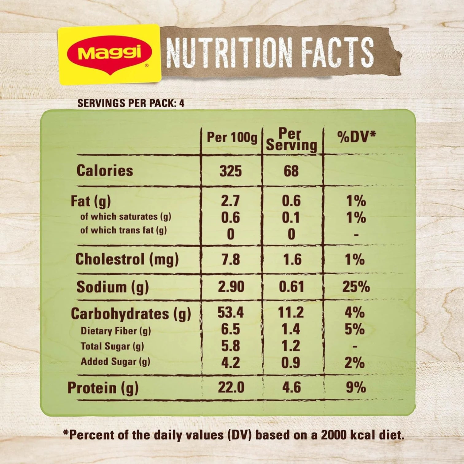 Maggi Lentil Soup Sachet 84g – Authentic Middle Eastern Flavor | High in Protein & Iron | No Preservatives or Artificial Additives - Damoo