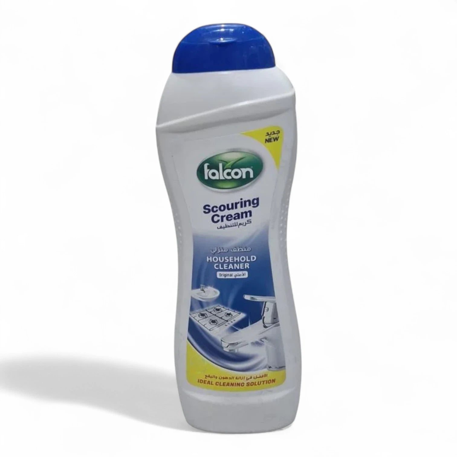Falcon Scouring Cream Household Cleaner Original – 500ml | Powerful Multi-Surface Cleaning with Micro Abrasives | Removes Grease, Grime & Stains | Ideal for Kitchen, Bathroom, Sink & Tiles