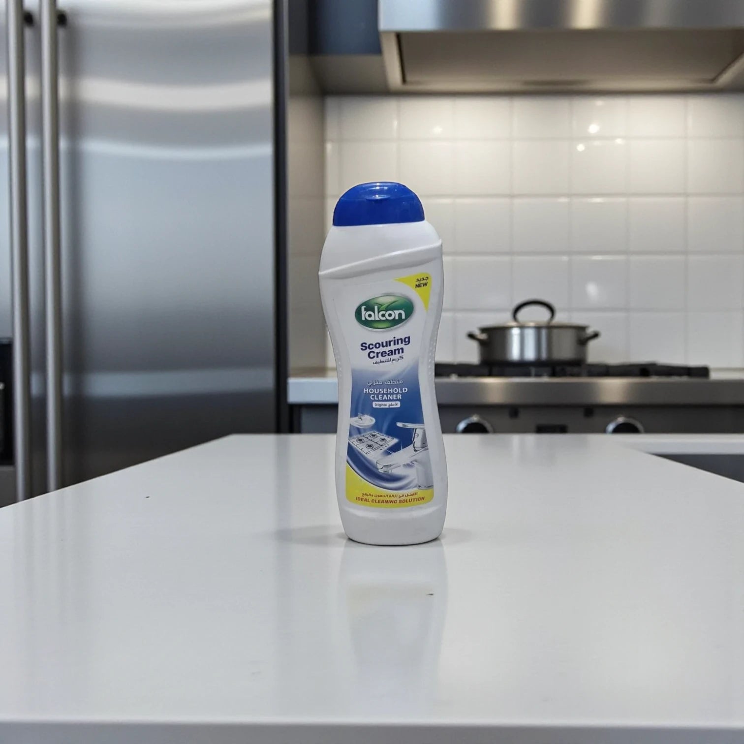 Falcon Scouring Cream Household Cleaner Original – 500ml | Powerful Multi-Surface Cleaning with Micro Abrasives | Removes Grease, Grime & Stains | Ideal for Kitchen, Bathroom, Sink & Tiles