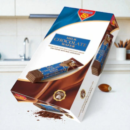 Al-Seedawi Milk Chocolate Wafer Multipack 24 x 20g – Crispy Wafer Biscuits Coated with Smooth Milk Chocolate – Sweet Snack for Kids & Adults - Damoo