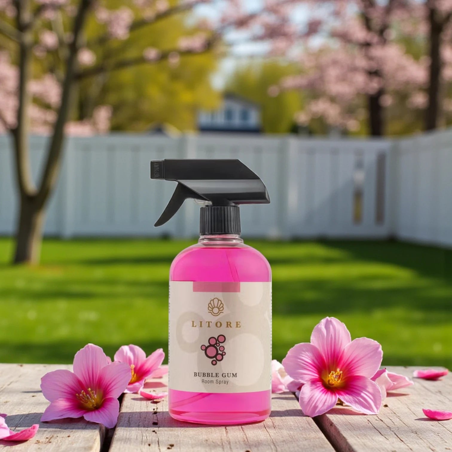Litore Bubble Gum Room Spray 500ml – Sweet & Fun Air Freshener for Home, Office & Car | Long-Lasting Fragrance - Damoo