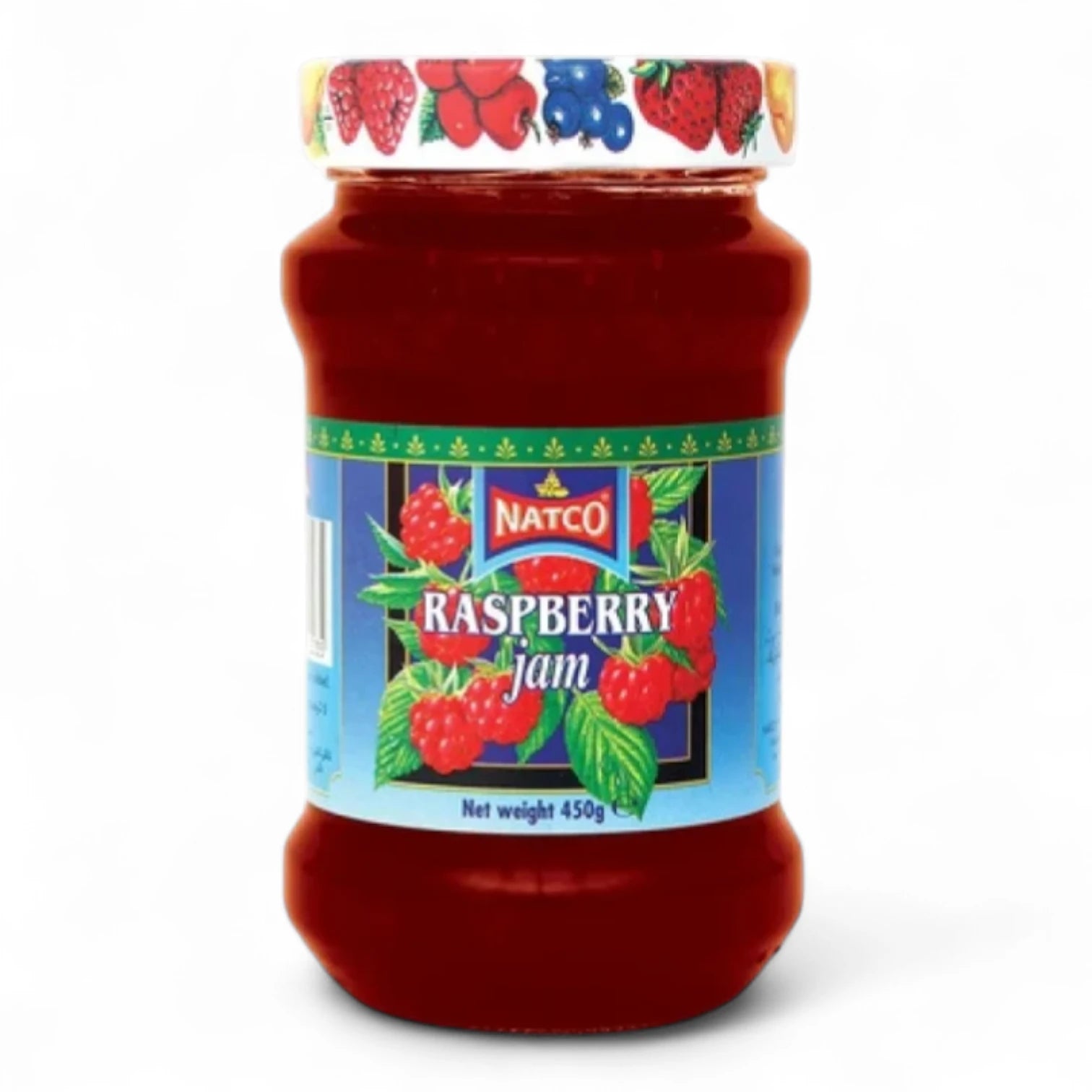 Natco Sugar-Free Raspberry Jam – 450g | All-Natural Fruit Preserve with 30% Real Raspberry | No Added Sugar - Damoo