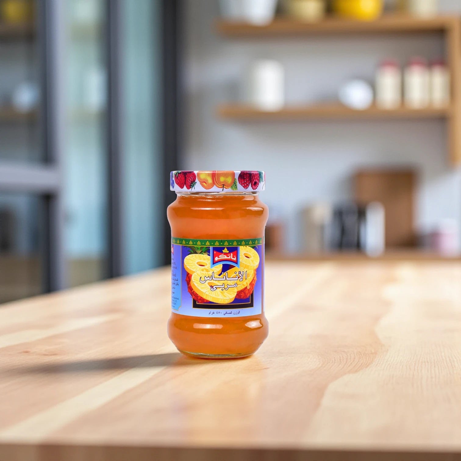 Natco Sugar-Free Pineapple Jam – 450g | All-Natural Fruit Preserve with Real Pineapple | No Added Sugar - Damoo