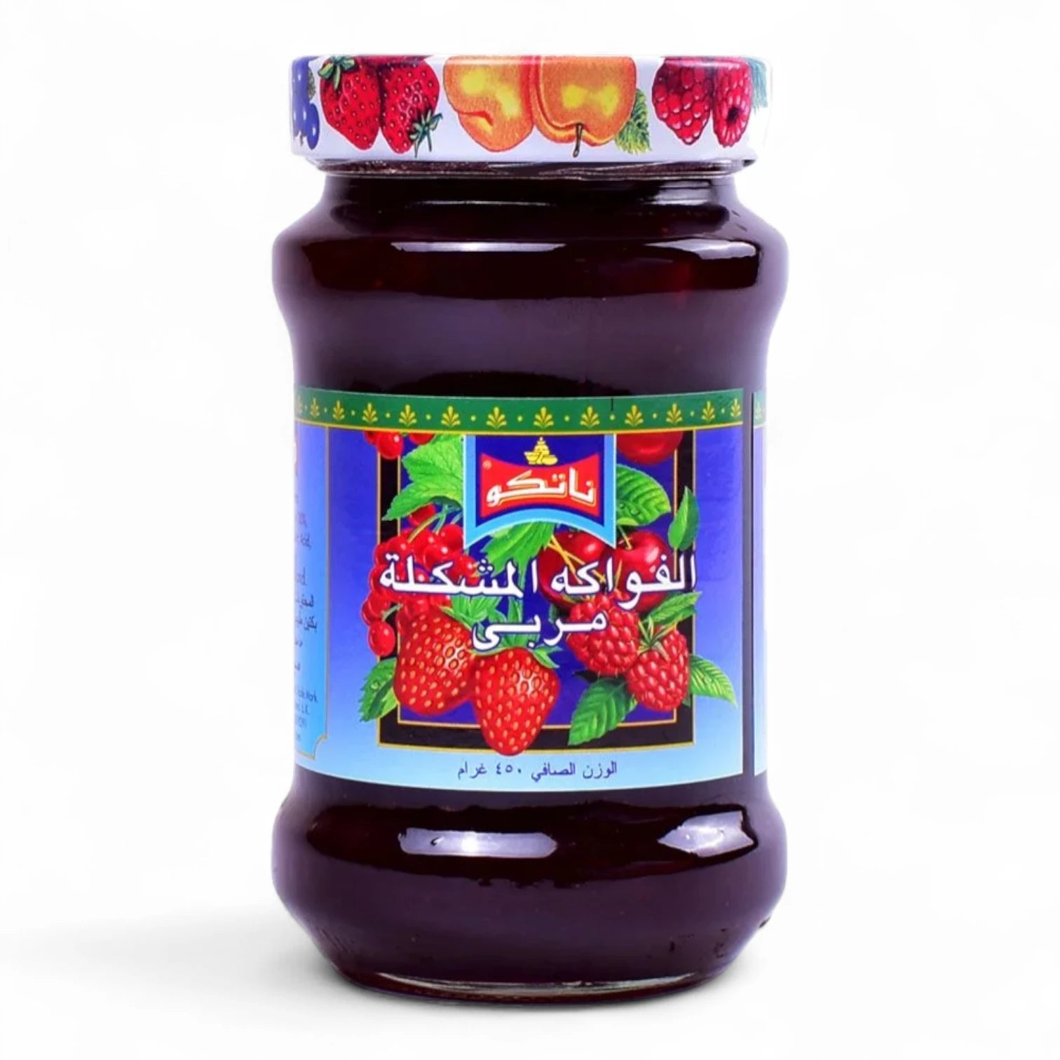 Natco Sugar Free Mixed Fruit Jam – No Added Sugar, Naturally Sweetened Fruit Spread for Toast, Cakes & More – 450g - Damoo