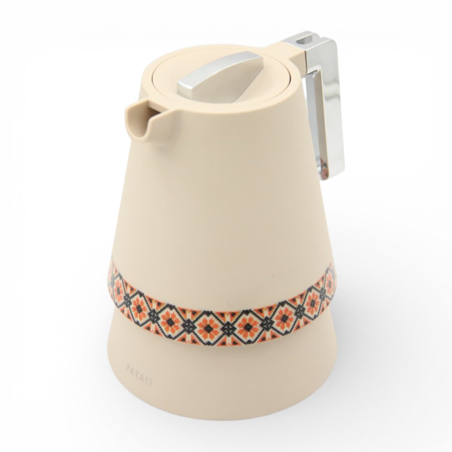 Vacuum Insulated Thermal Coffee & Tea Flask with Arabic Pattern Design, Stainless Steel Inner Thermos Jug, Hot & Cold Beverage Server, Available in Different Colors (23H x 20L × 16W CM) - Damoo