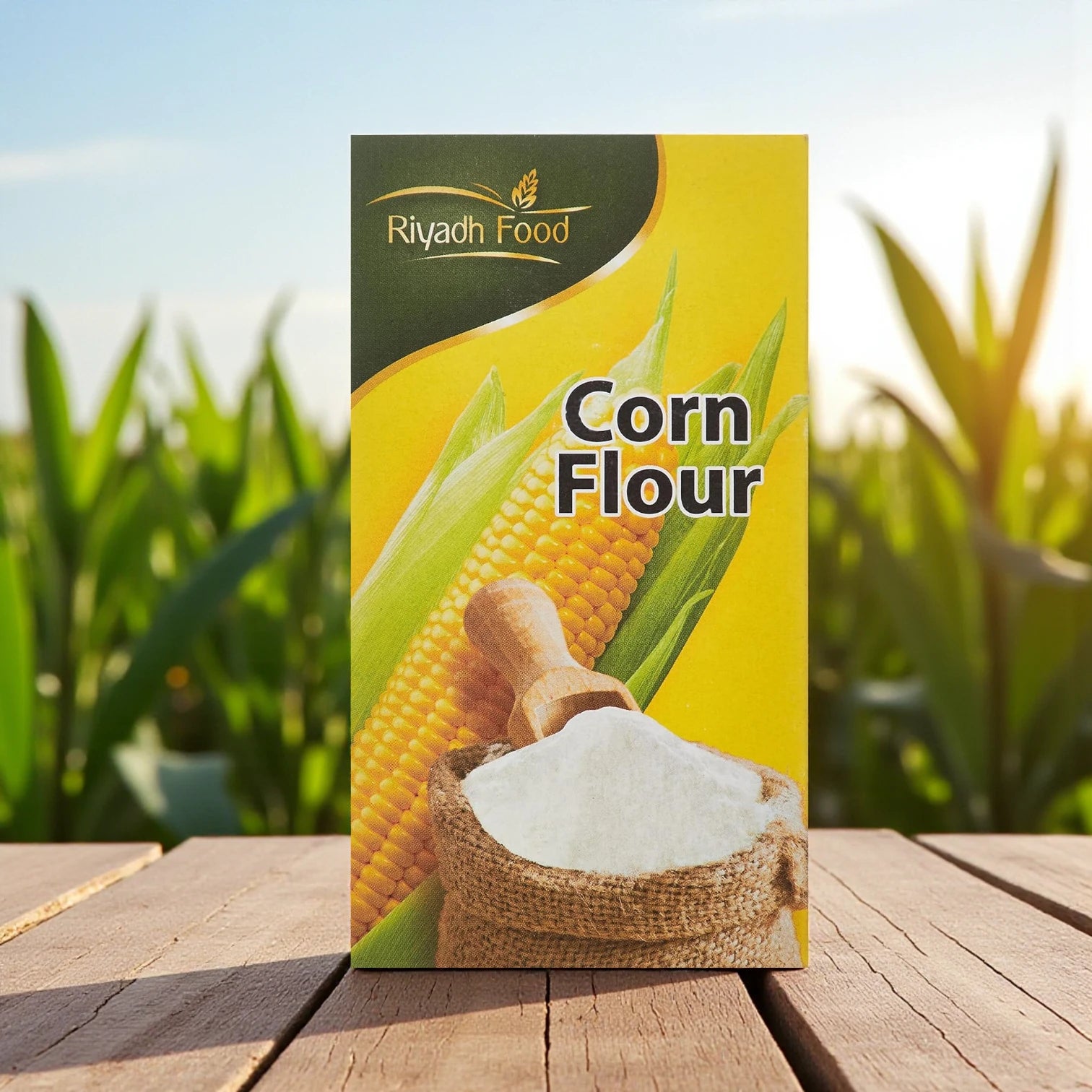 Riyadh Food Corn Flour 400g | Premium Cornstarch for Cooking, Baking & Skin Care | Multipurpose Use | Made in Saudi Arabia - Damoo