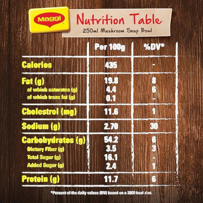 Maggi Excellence Creamy Mushroom Soup – 54g – Quick, Delicious & Wholesome with European Champignon Mushrooms - Damoo