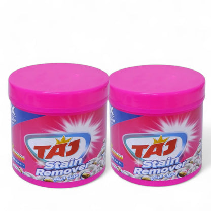 Taj Stain Remover Pink Powder 2x500g – Powerful Colour-Safe Laundry Booster | Special Offer Pack - Damoo
