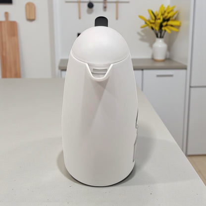 Crystal House White Thermos Flask  – Vintage Kettle Design | Double Wall Insulated Tea & Coffee Pot for Hot & Cold Drinks - Damoo