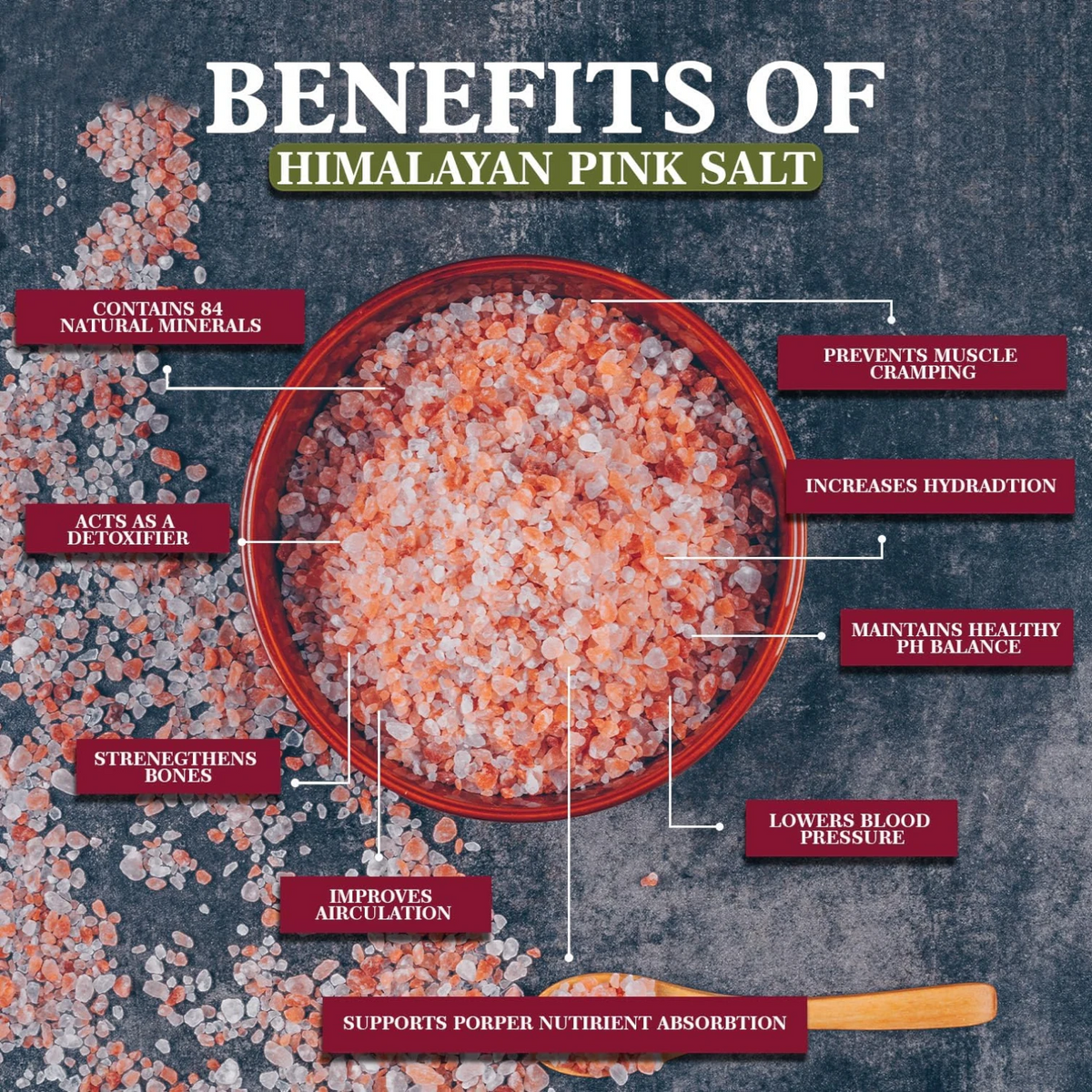 Organic Spices Himalayan Pink Salt 500g – Natural Mineral Rich Rock Salt with No Anti-Caking Agents for Cooking Seasoning Grilling Marinades & Daily Kitchen Use - Damoo