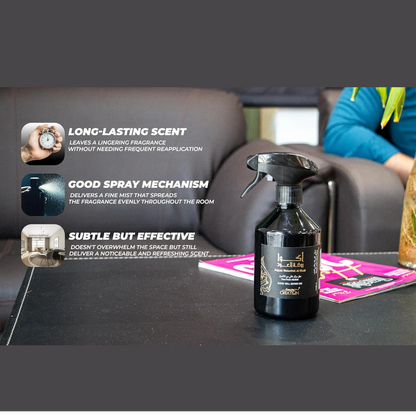 Amazing Creation Aqua Rowdat Al Oud Room And Linen Mist, Room Freshener 500ml - Damoo