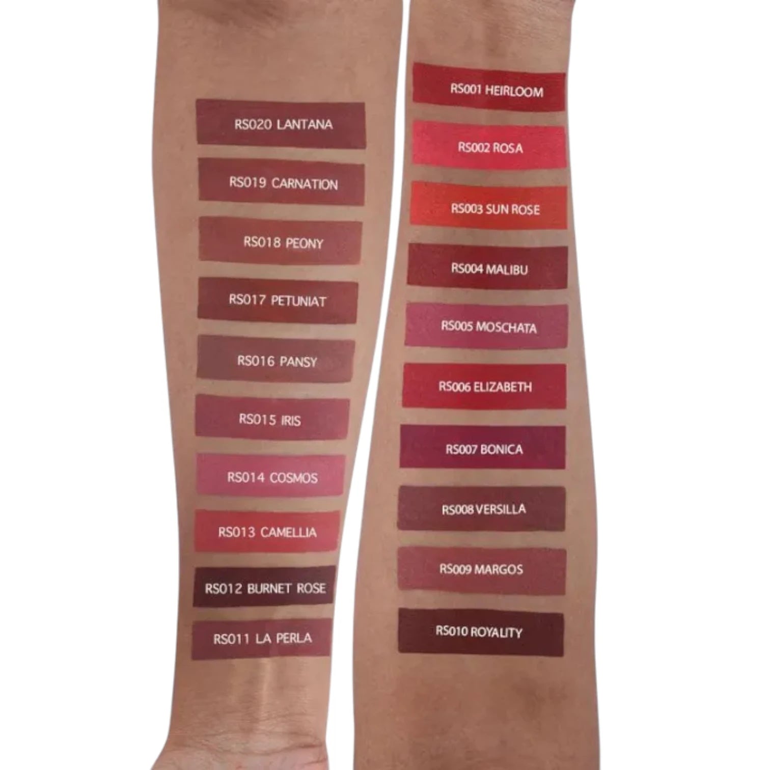 Forever52 Velvet Rose Matte Lipstick – RS013 Camellia, Enriched with Rose Oil, Nourishing Waterproof Creamy-Matte Formula, Vegan & Long-Lasting Lip Color – 2.5g - Damoo