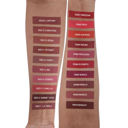 Forever52 Velvet Rose Matte Lipstick – RS013 Camellia, Enriched with Rose Oil, Nourishing Waterproof Creamy-Matte Formula, Vegan & Long-Lasting Lip Color – 2.5g - Damoo