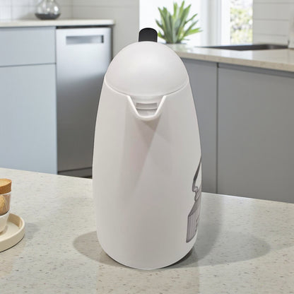 Crystal House White Thermos Flask  – Vintage Kettle Design | Insulated Coffee & Tea Jug for Hot & Cold Drinks - Damoo