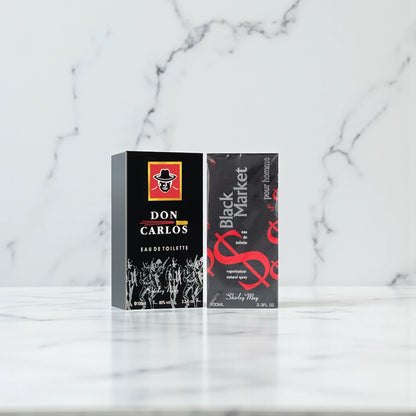 Shirley May Don Carlos Eau de Toilette for Men 100ml – Woody & Spicy Fragrance with Long-Lasting Aroma – Special Offer - Damoo
