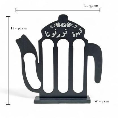 Pot-Shaped Wooden Coffee Capsule Holder – Espresso Pod Organizer and Decorative Coffee Pod Rack for Kitchen, Café, or Office - Damoo