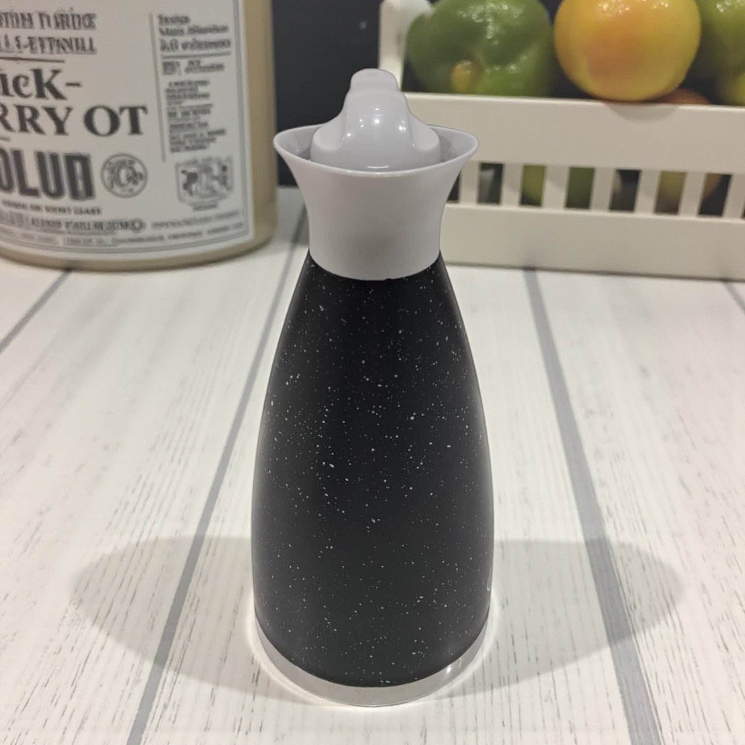 HTH Stainless Steel Vacuum Flask 2.0L (Model ECU-1) – Double Wall Insulated Thermos for Hot & Cold Beverages | Premium Press-Pour Design - Damoo