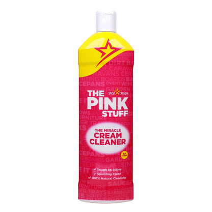Star Drops THE PINK STUFF Miracle Cream Cleaner 500 ML | Vegan, Cruelty Free, Tough on Stains
