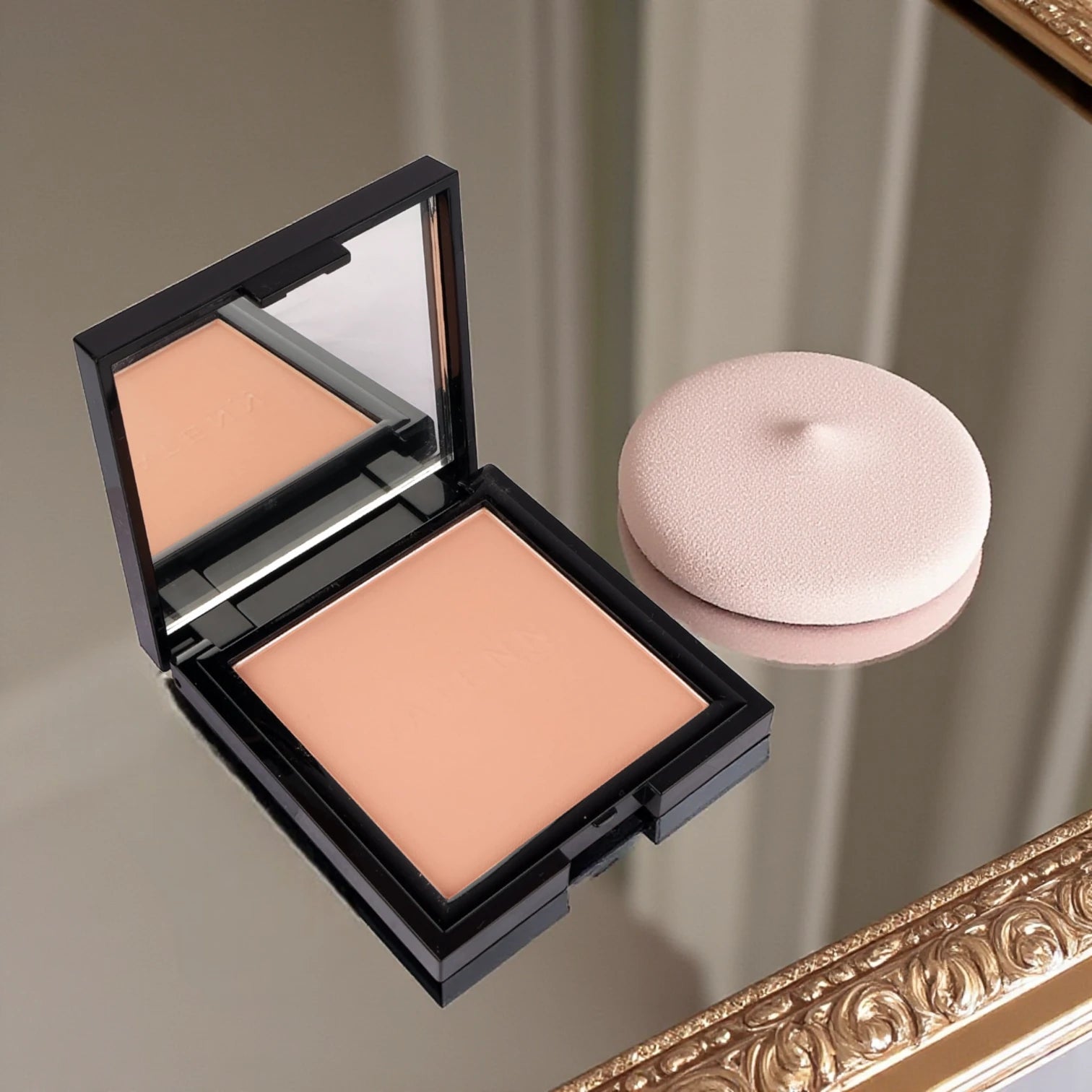 Vatenn Italy All Day Compact Powder 102 Velour CP102 – Matte Finish, Long-Lasting, Lightweight & Buildable Coverage for Fresh, Shine-Free Skin - Damoo