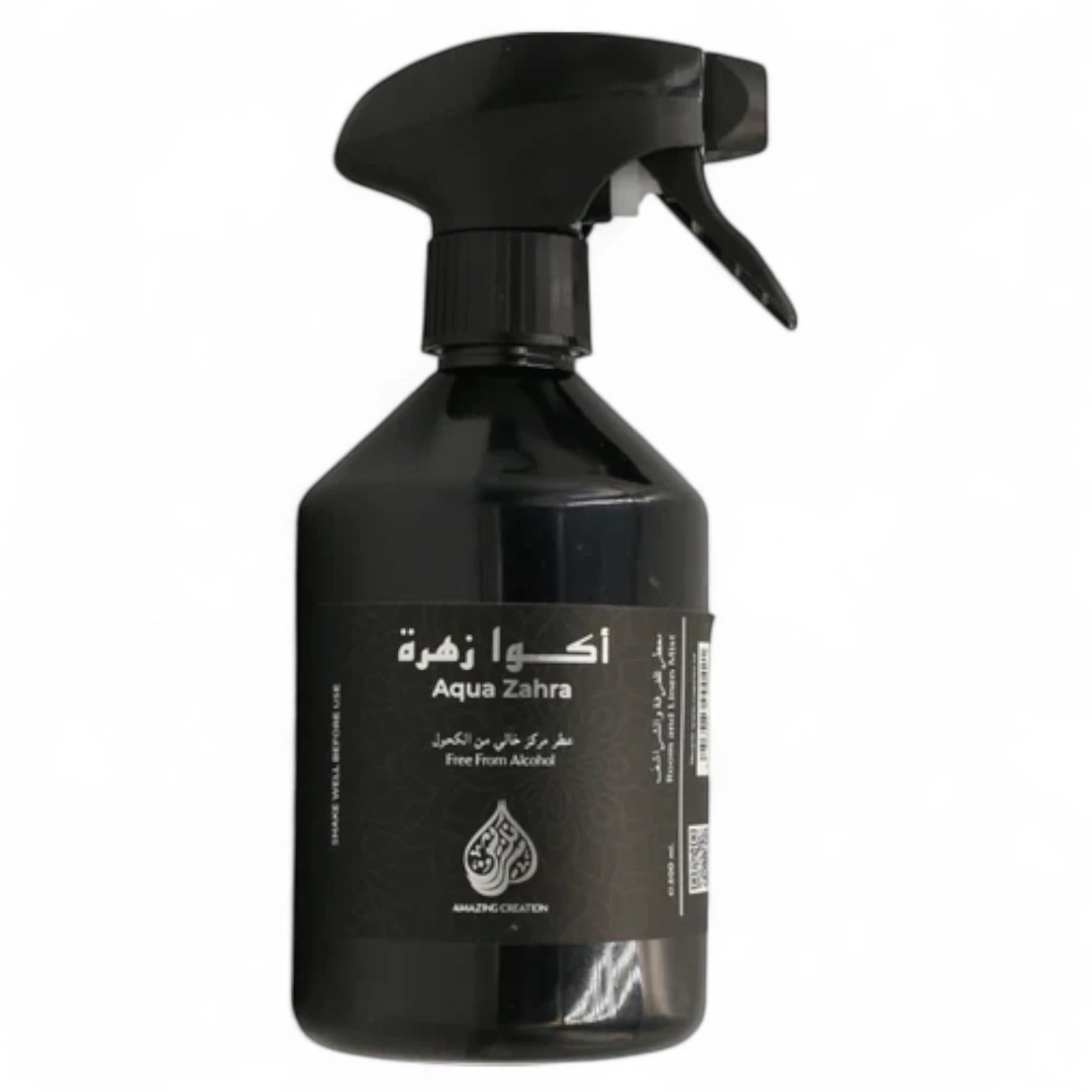 Amazing Creation Aqua Zahra Room & Linen Mist – Alcohol-Free Room Freshener Spray - 500ml - Damoo
