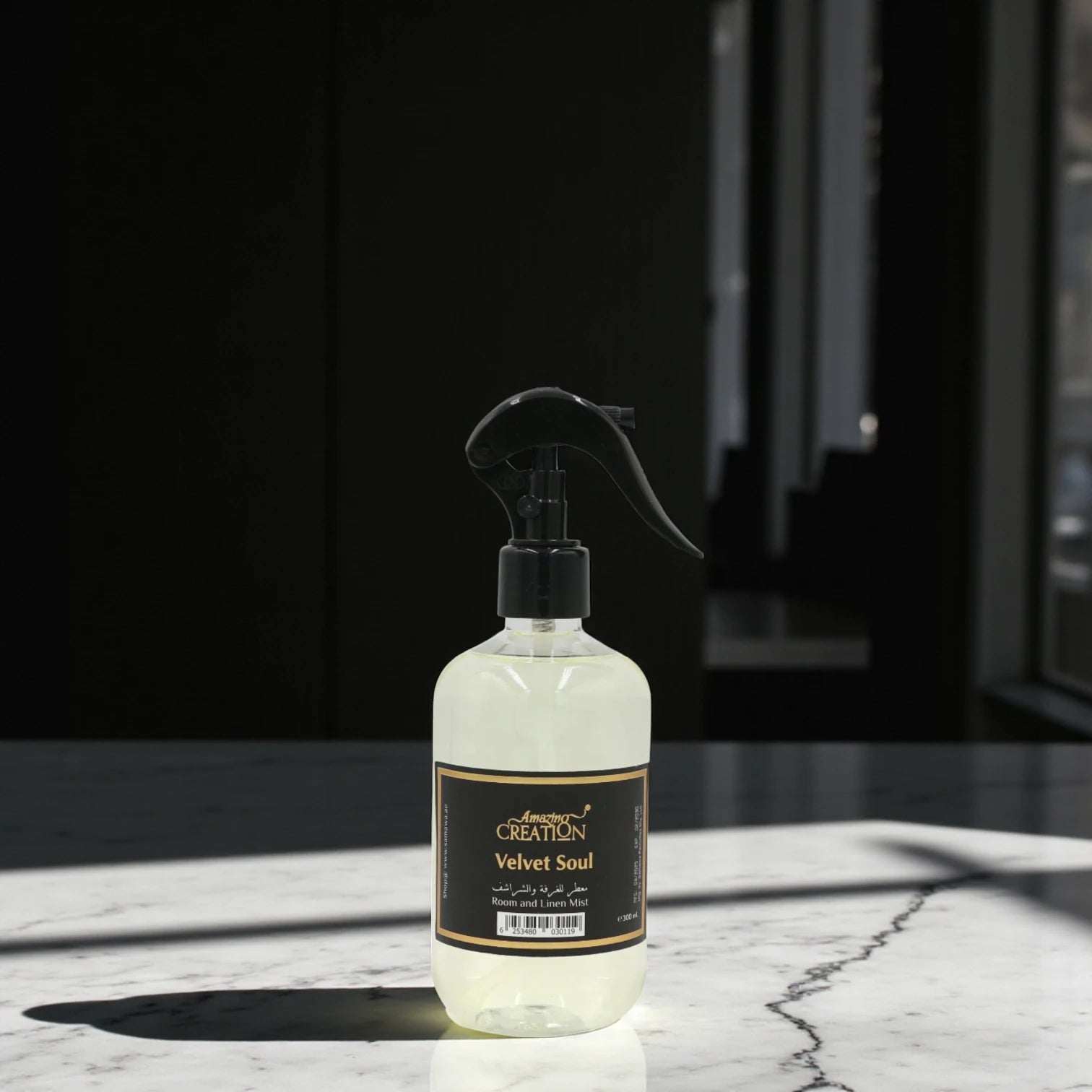Amazing Creation Velvet Soul Room & Linen Mist – 300ml – Luxurious Fabric & Room Spray with Deep Musk & Floral Notes - Damoo