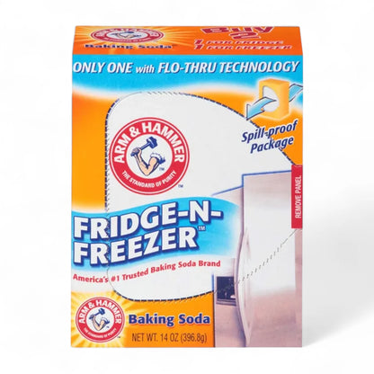 Arm & Hammer Fridge-N-Freezer Baking Soda – 396.9g | Odor Absorber & Food Freshener for Refrigerator and Freezer - Damoo