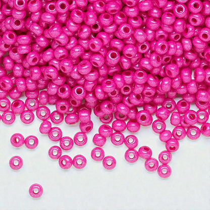 Italo Beads Pink 4mm (30g) – Decorative Craft Beads for DIY Jewelry Making, Bracelets, Necklaces & Creative Projects - Damoo