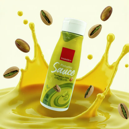 Backaldrin Pistachio Dessert Sauce – 500g | Creamy Ready-to-Use Topping & Filling for Ice Cream, Waffles, Cakes & More - Damoo