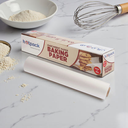 Baking Paper Parchment Paper Roll 45cm x 75m – Non-Stick Oven-Safe Baking & Roasting Paper, Food-Grade Heat-Resistant Paper for Home & Professional Use - Damoo