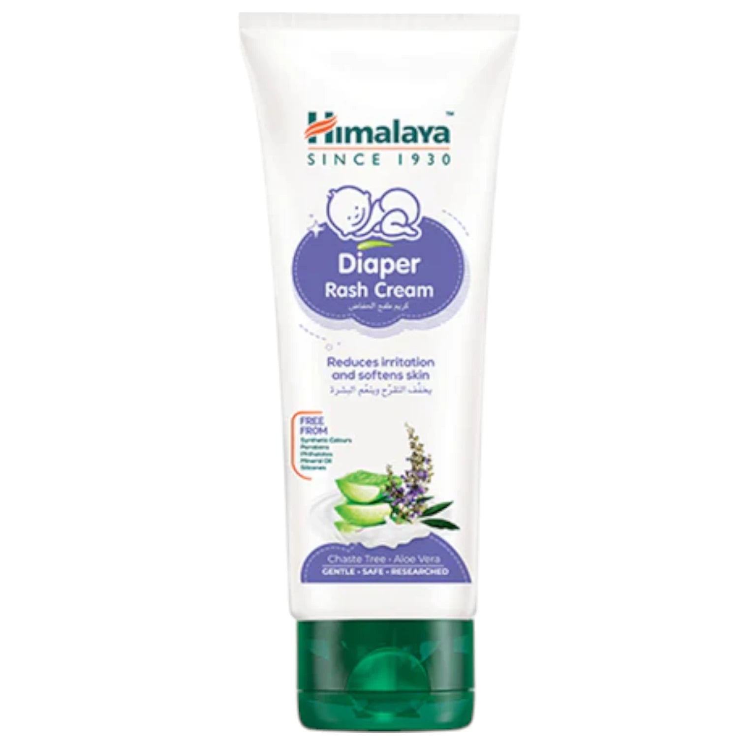 Himalaya Diaper Rash Cream 100ml – With Aloe Vera & Chaste Tree | Gentle, Paraben-Free Rash Relief for Baby’s Delicate Skin - Damoo