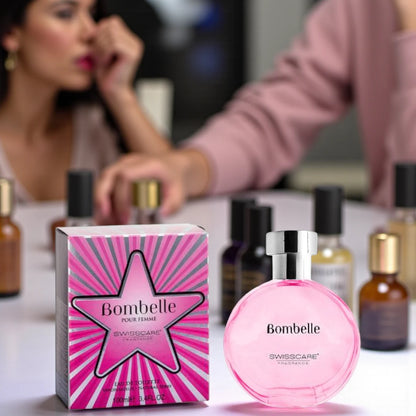 Shirley May Deluxe Bombelle Eau de Toilette for Women – 100ml | Long-Lasting Fragrance with Feminine Elegance | Day & Night Perfume Spray - Damoo