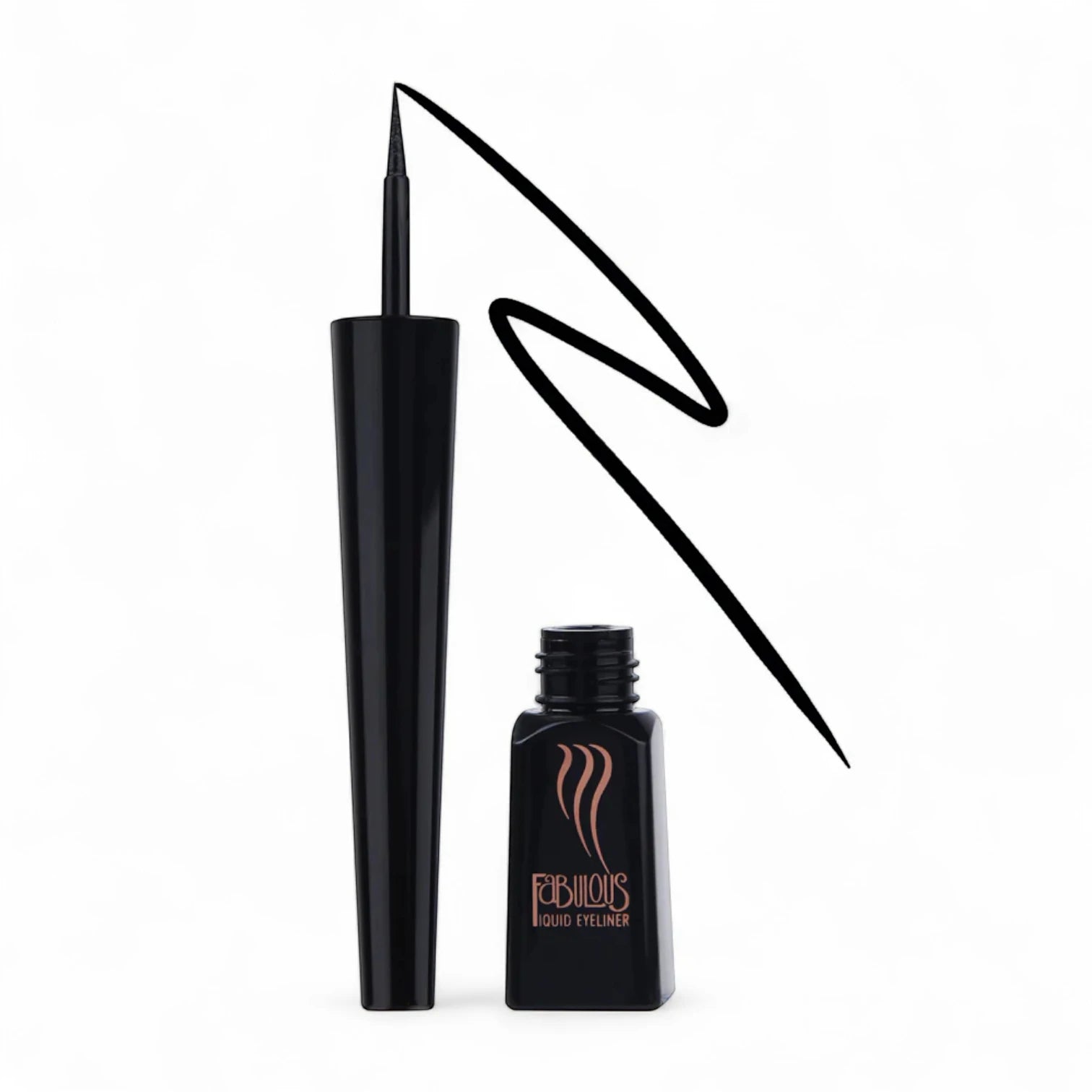 Character Fabulous Liquid Eyeliner C601 | Smudge-Proof, Waterproof & Long-Lasting Jet Black Eyeliner | Ultra-Precision Brush for Bold, Defined & Dramatic Eye Makeup - Damoo