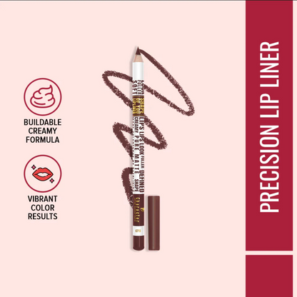 Character Shape of You Lipliner C715 | Creamy Matte Lip Pencil, Ultra-Defining, Long-Lasting, Smudge-Proof & Easy Glide Formula for Perfectly Outlined & Fuller Lips – Professional Lip Liner Pencil - Damoo