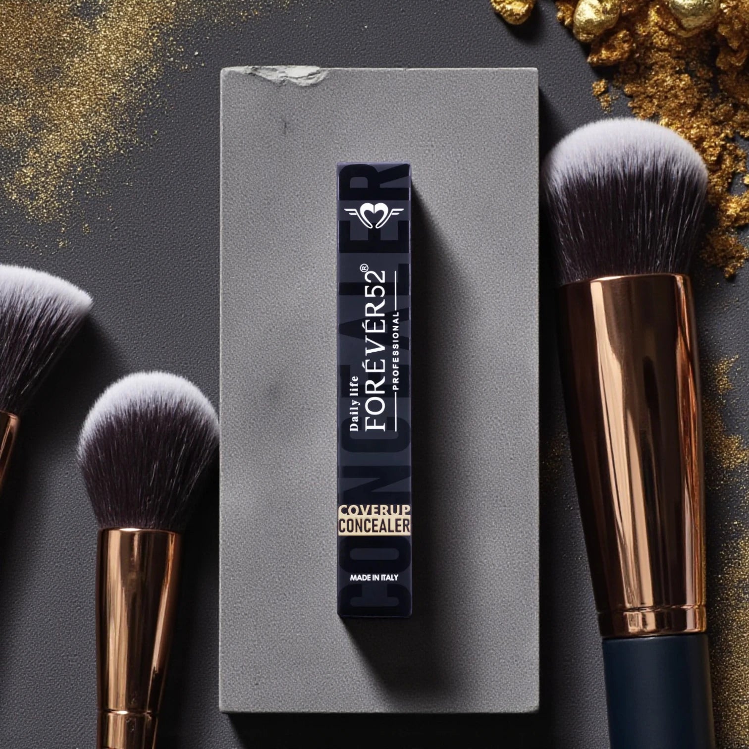 Forever52 Professional Coverup Concealer – CCU10.4 Butter Pecan | Full Coverage, Lightweight, Long-Lasting, Crease-Resistant & Blendable Formula – Made in Italy - Damoo