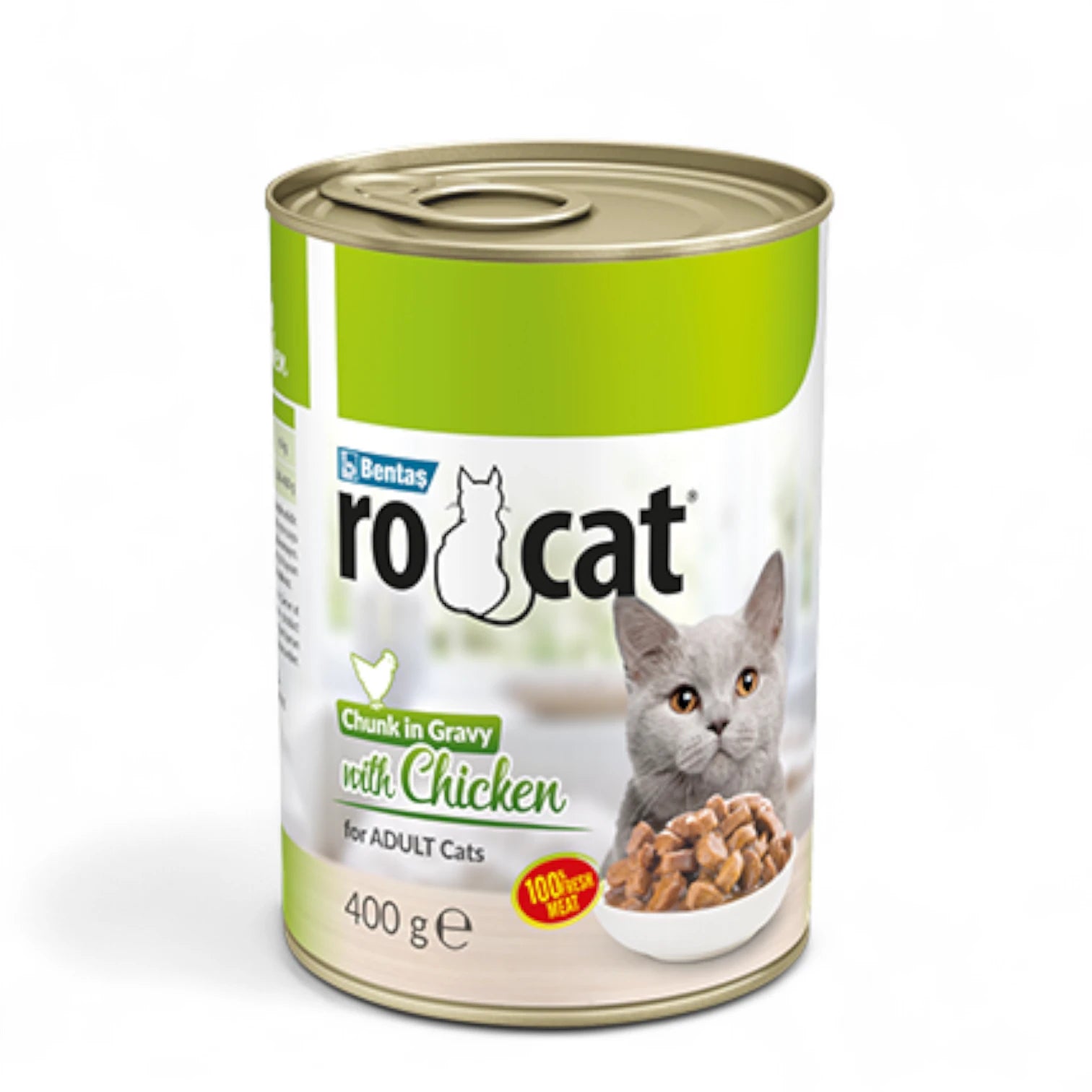 Complete Wet Food Chunks in Gravy for Adult Cats 400g – Lamb & Chicken | Enriched with Vitamins & Taurine | No Preservatives or Colourants - Damoo