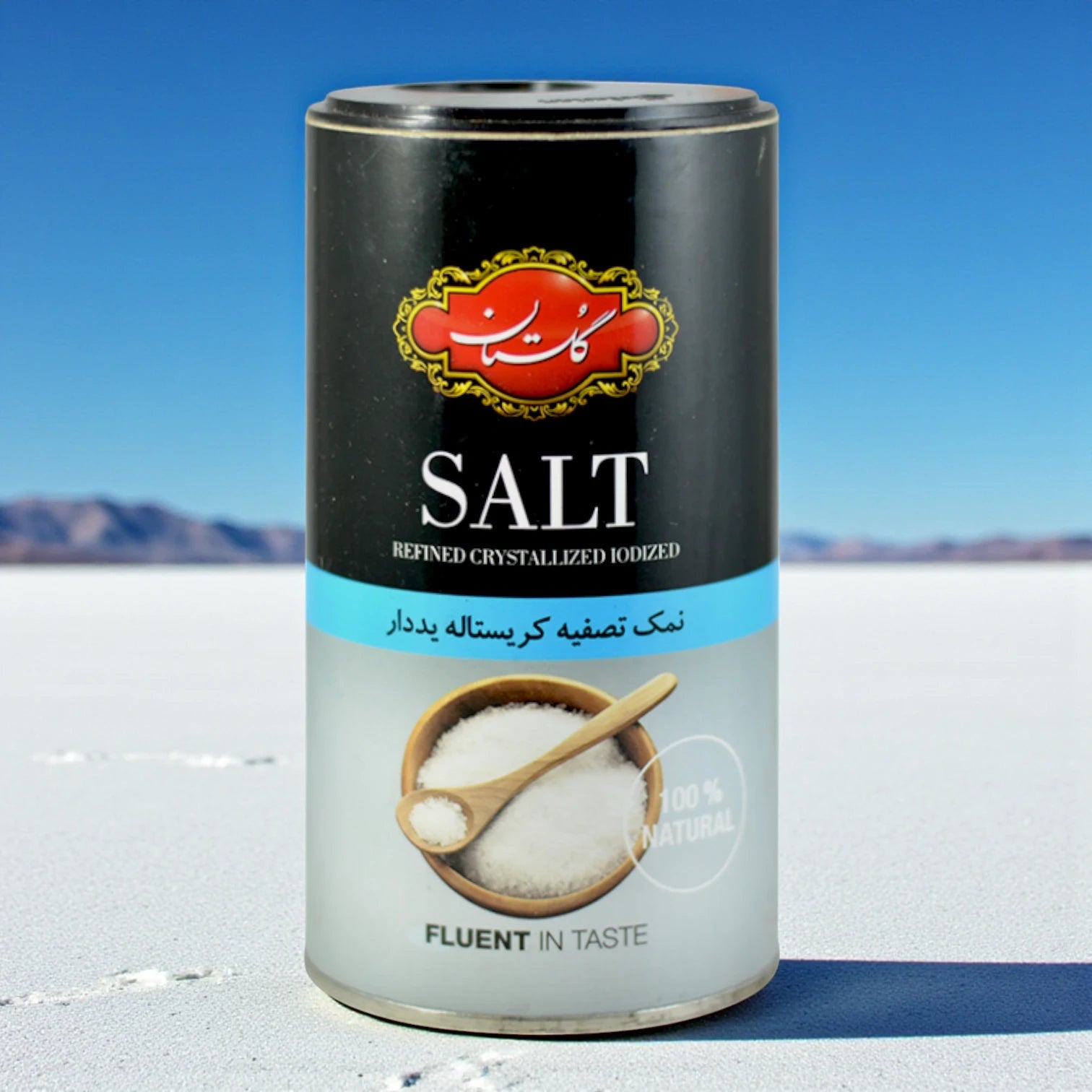 Golestan Refined Crystalized Iodized Salt | High Purity & Fluently Tastes Perfect | Hygienically Packed for Freshness - Damoo