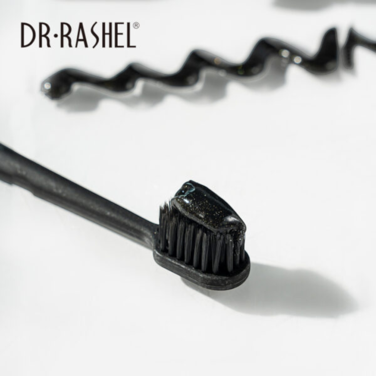 Dr. Rashel Bamboo Charcoal Toothpaste & Soft-Bristle Toothbrush Set – Deep Cleaning, Whitening & Fresh Breath – 120g + 1pc - Damoo