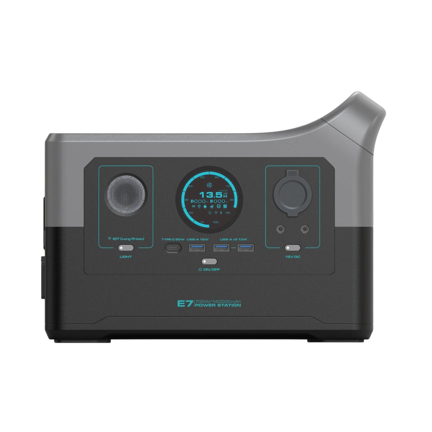 Toby’s TBS-136A Portable Power Station – 504Wh/140000mAh, 700W AC Inverter, Wireless Charging, Multiple Outputs for Outdoor, Camping, Emergency, and Home Backup