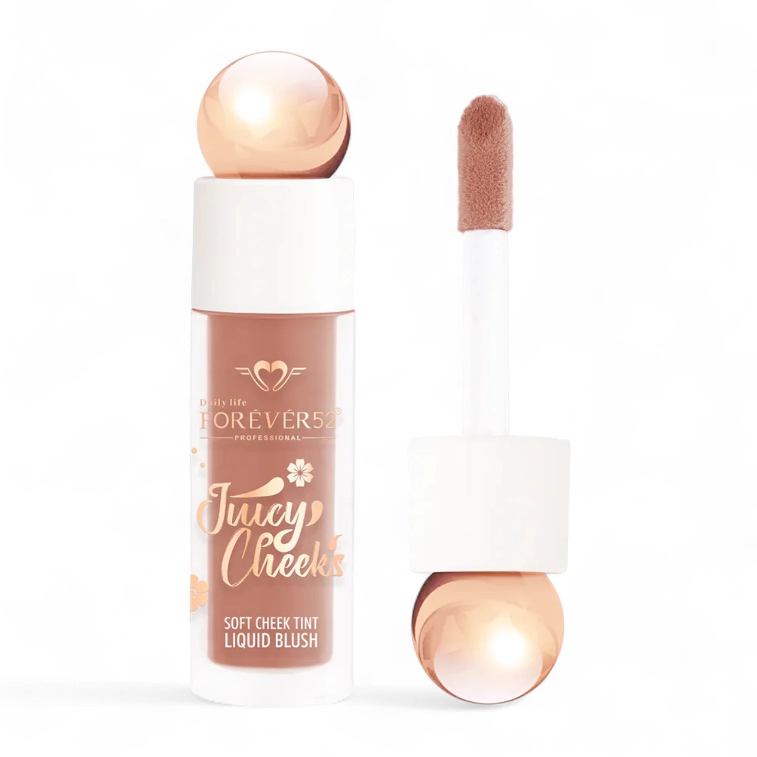 Forever52 Juicy Cheeks Soft Cheek Liquid Blush FLB002 LOVE – Lightweight, Long-Lasting, Buildable Natural Tint | Nourishing, Easy-Blend Formula for Radiant Glow - Damoo