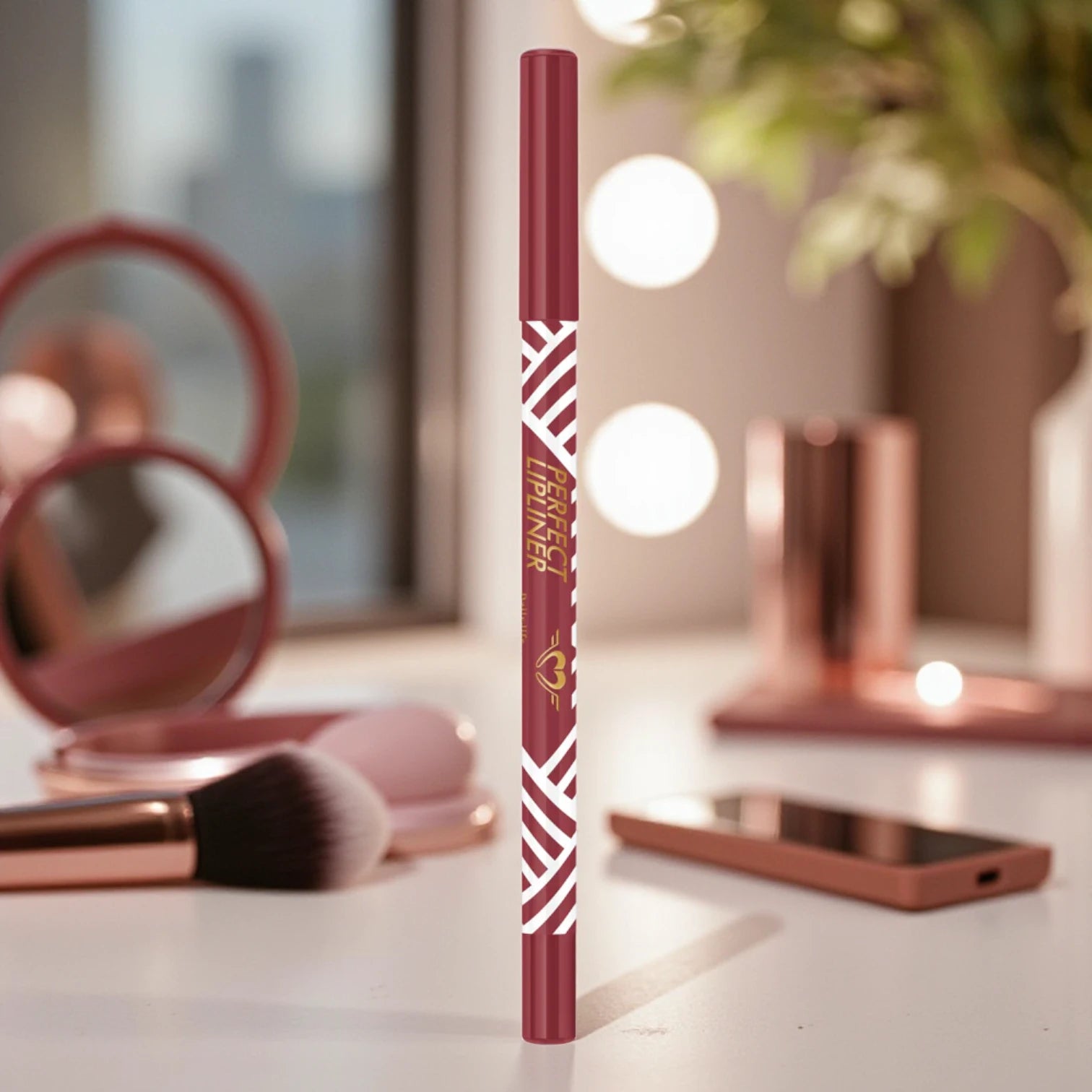 Daily Life Forever52 Perfect Lip Liner – Shade Guava (G208) | Long-Lasting, Smudge-Proof, Highly Pigmented Lip Pencil | Made in Germany – 1.2g - Damoo